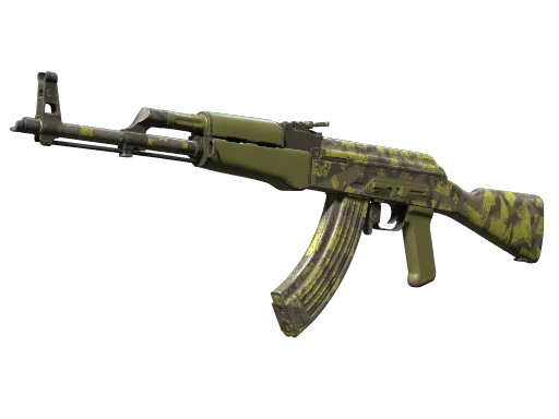 AK-47 | Olive Polycam (Well-Worn)