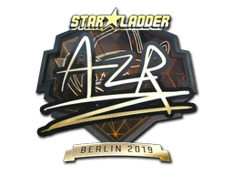 Sticker | AZR (Gold) | Berlin 2019
