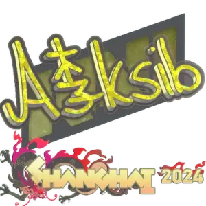 Sticker | Aleksib (Glitter) | Shanghai 2024
