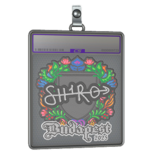 Sticker Slab | sh1ro (Embroidered) | Budapest 2025