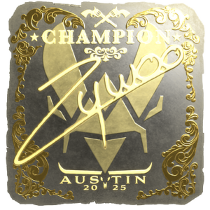 Sticker | ZywOo (Gold, Champion) | Austin 2025