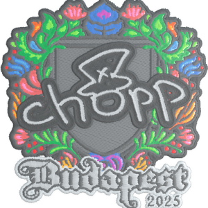 Sticker | chopper (Embroidered) | Budapest 2025
