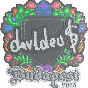 Sticker | dav1deuS (Embroidered) | Budapest 2025