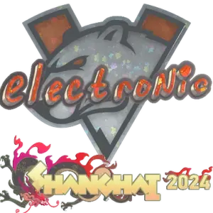 Sticker | electronic (Glitter) | Shanghai 2024