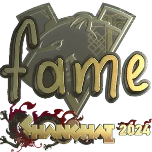 Sticker | fame (Gold) | Shanghai 2024
