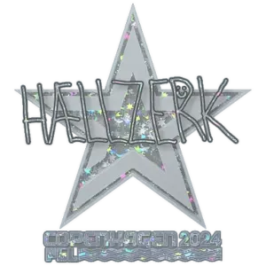 Sticker | hallzerk (Glitter) | Copenhagen 2024