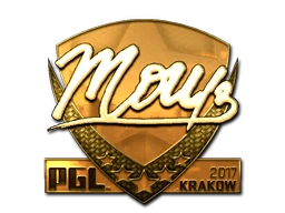 Sticker | mou (Gold) | Krakow 2017