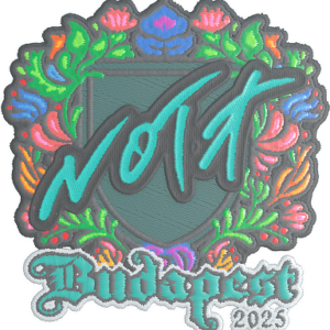 Sticker | nota (Embroidered) | Budapest 2025