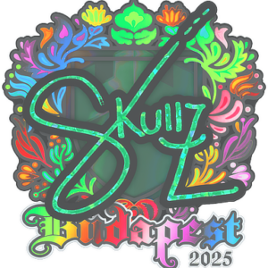 Sticker | skullz (Holo) | Budapest 2025