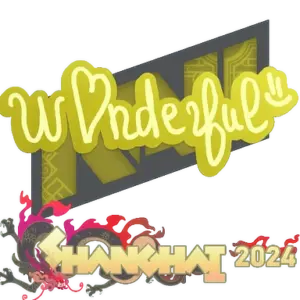 Sticker | w0nderful | Shanghai 2024