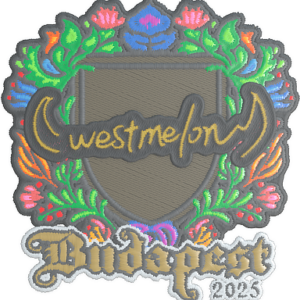 Sticker | westmelon (Embroidered) | Budapest 2025
