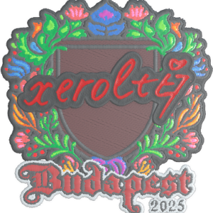 Sticker | xerolte (Embroidered) | Budapest 2025