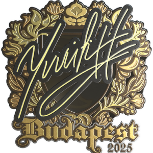 Sticker | yuurih (Gold) | Budapest 2025