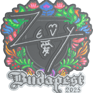 Sticker | zevy (Embroidered) | Budapest 2025