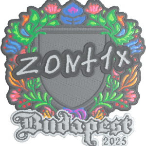 Sticker | zont1x (Embroidered) | Budapest 2025