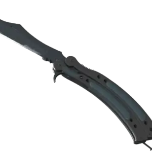 ★ StatTrak™ Butterfly Knife | Night (Well-Worn)