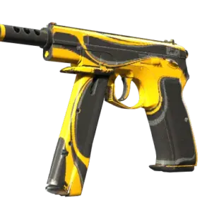 CZ75-Auto | Yellow Jacket (Well-Worn)