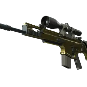 SCAR-20 | Brass (Well-Worn)