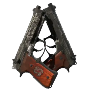 StatTrak™ Dual Berettas | Dualing Dragons (Factory New)