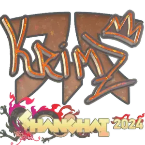 Sticker | KRIMZ (Glitter) | Shanghai 2024