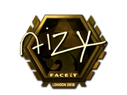Sticker | aizy (Gold) | London 2018