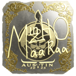 Sticker | mzinho (Gold) | Austin 2025