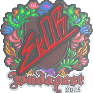 Sticker | sk0R (Embroidered) | Budapest 2025