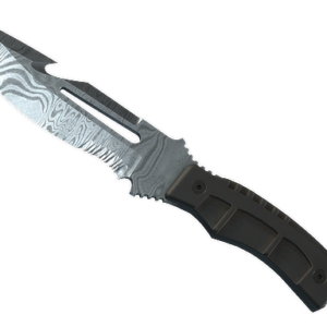 ★ StatTrak™ Survival Knife | Damascus Steel (Well-Worn)