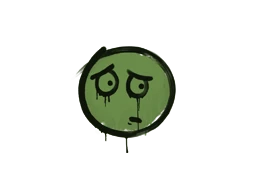 Sealed Graffiti | Worry (Battle Green)