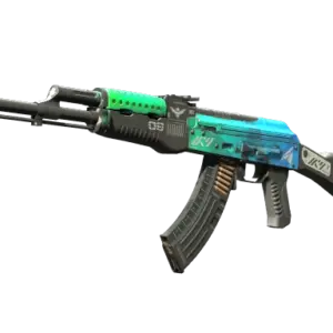 StatTrak™ AK-47 | Ice Coaled (Well-Worn)