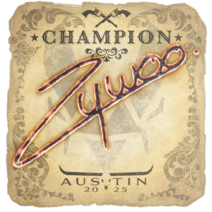 Sticker | ZywOo (Champion) | Austin 2025