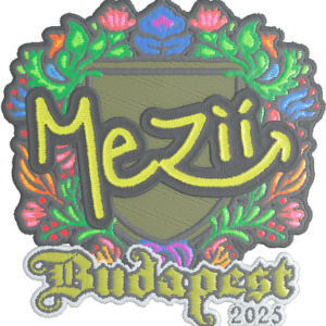 Sticker | mezii (Embroidered) | Budapest 2025