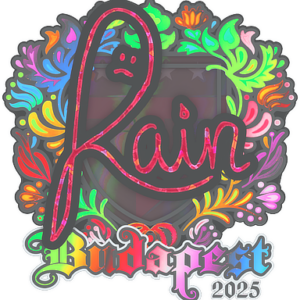 Sticker | rain (Holo) | Budapest 2025