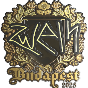 Sticker | zweih (Gold) | Budapest 2025