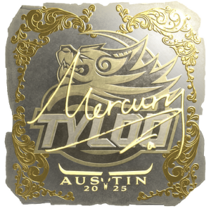 Sticker | Mercury (Gold) | Austin 2025