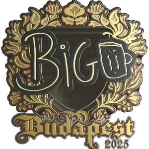 Sticker | biguzera (Gold) | Budapest 2025