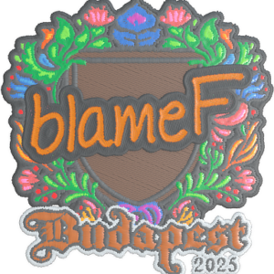 Sticker | blameF (Embroidered) | Budapest 2025