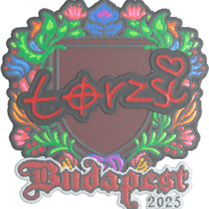 Sticker | torzsi (Embroidered) | Budapest 2025